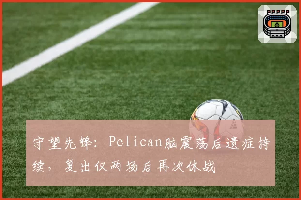 守望先锋:Pelican脑震荡后遗症持续,复出仅两场后再次休战